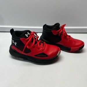 Size 11 Under Armour Shoes Red and Black